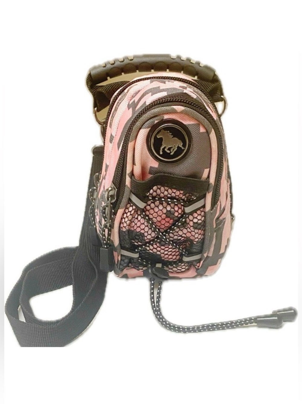 CMC Design Pink Camouflage Mini Day Pack Bag Compact Crossbody Backpack